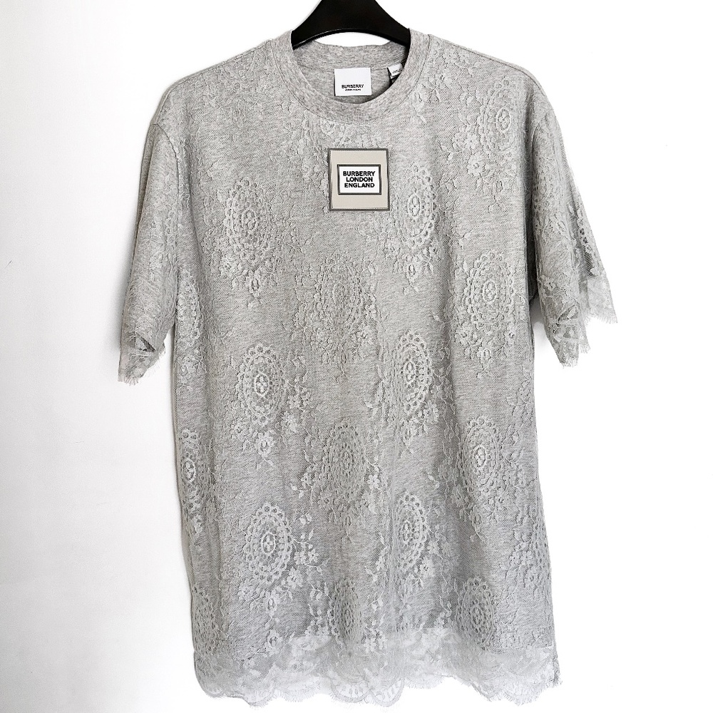 Authentic Burberry Logo Lace Oversized T-shirt ***NWT*** MSRP $1250 ***NW…